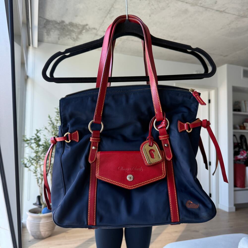 Dooney & Bourke Vintage Smith Nylon Satchel Bag - Picture 2 of 8